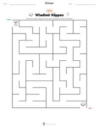 Wladimir Köppen printable worksheet preview