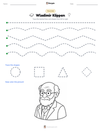 Wladimir Köppen printable worksheet preview