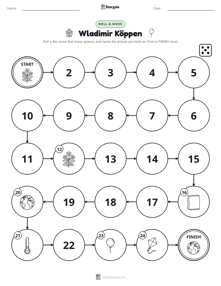 Roll & Move Game