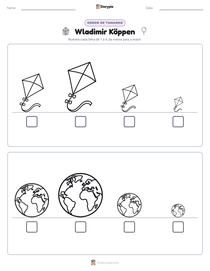Ordem de Tamanho