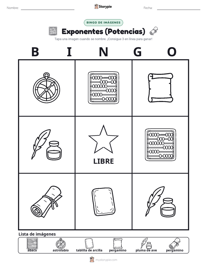 Bingo de Imágenes