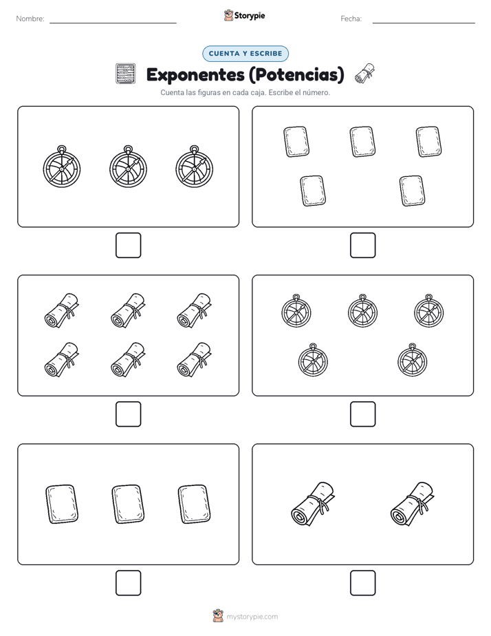 Cuenta y Escribe