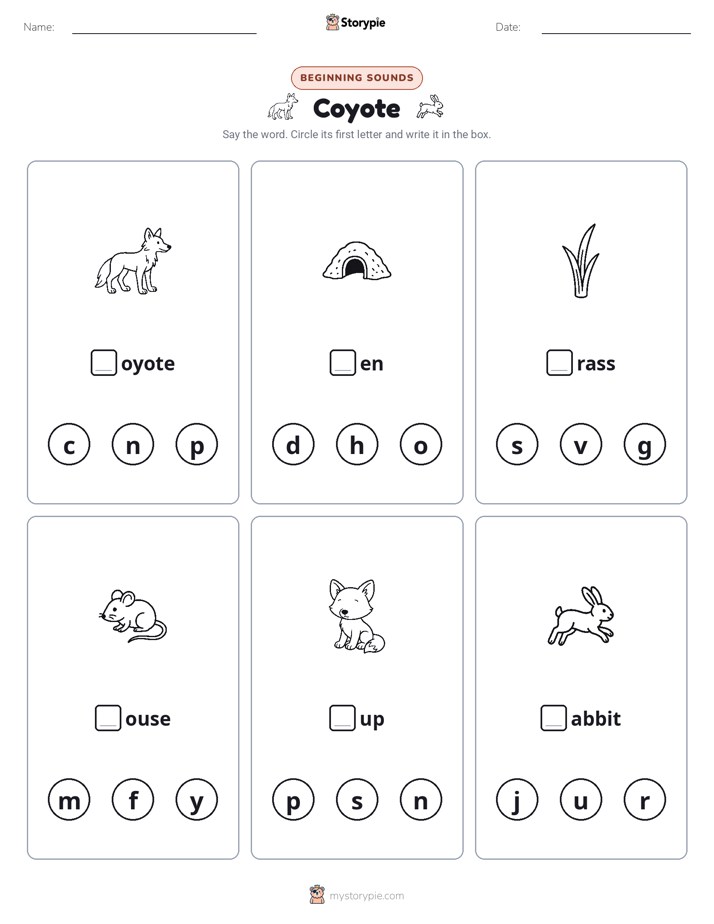 Beginning Sounds