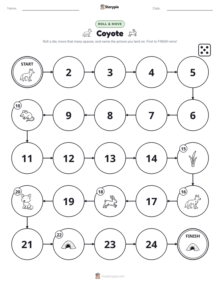 Roll & Move Game