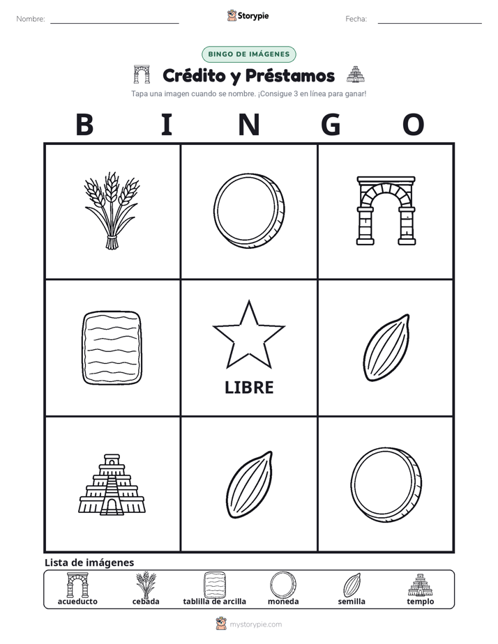 Bingo de Imágenes