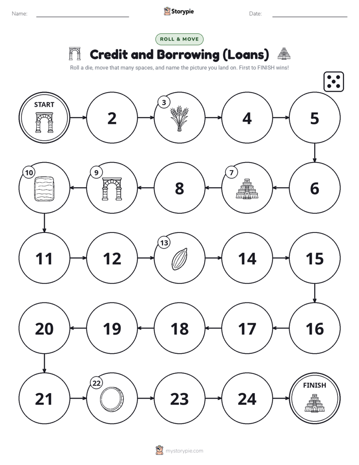 Roll & Move Game