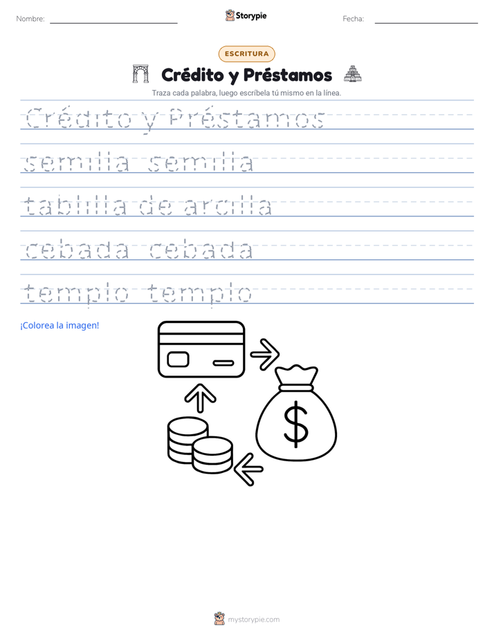 Práctica de Escritura