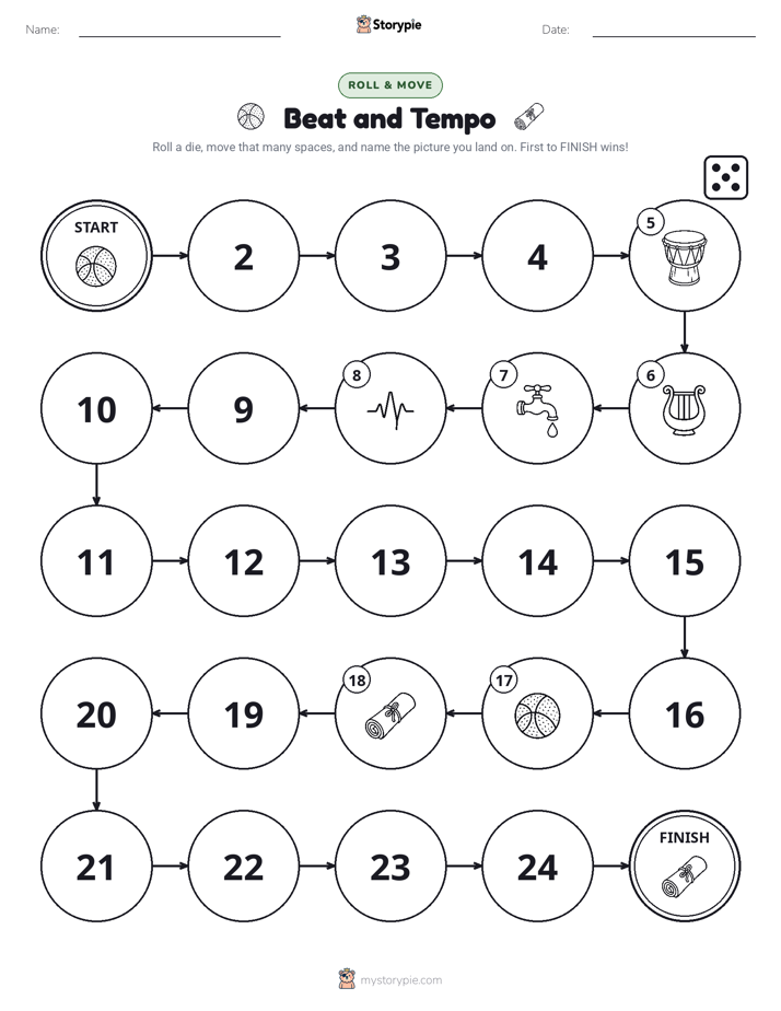 Roll & Move Game