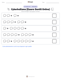 Anteprima della scheda stampabile di Cyberbullismo (Essere Gentili Online)