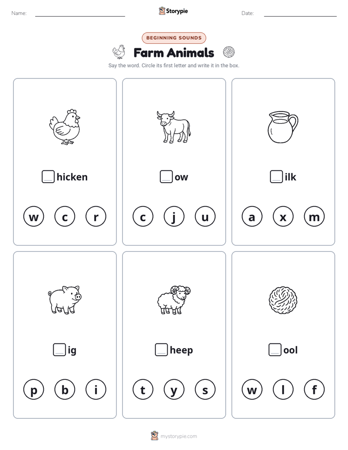 Beginning Sounds