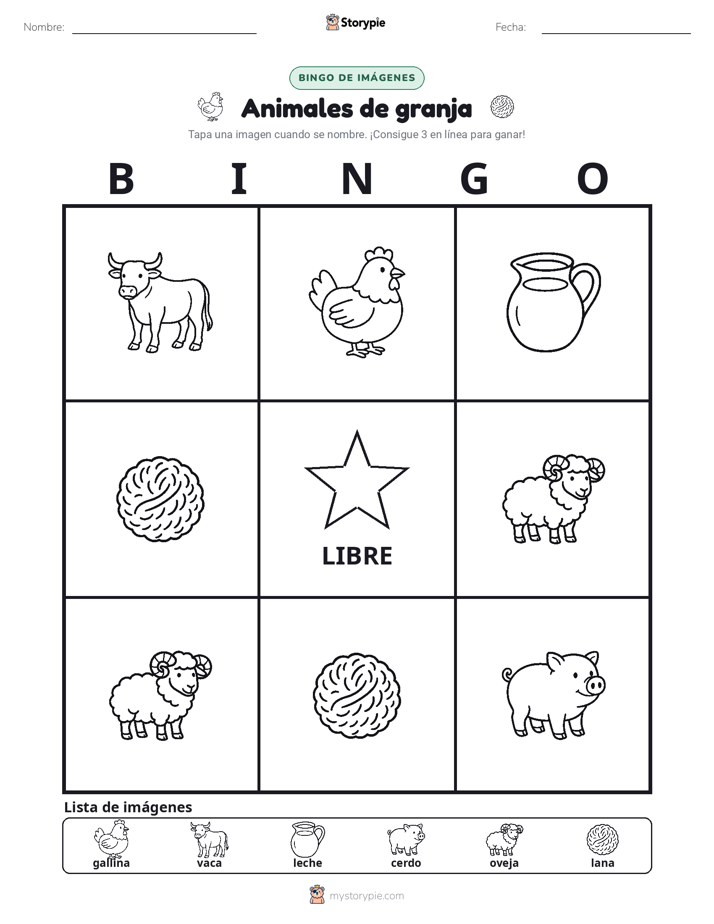 Bingo de Imágenes