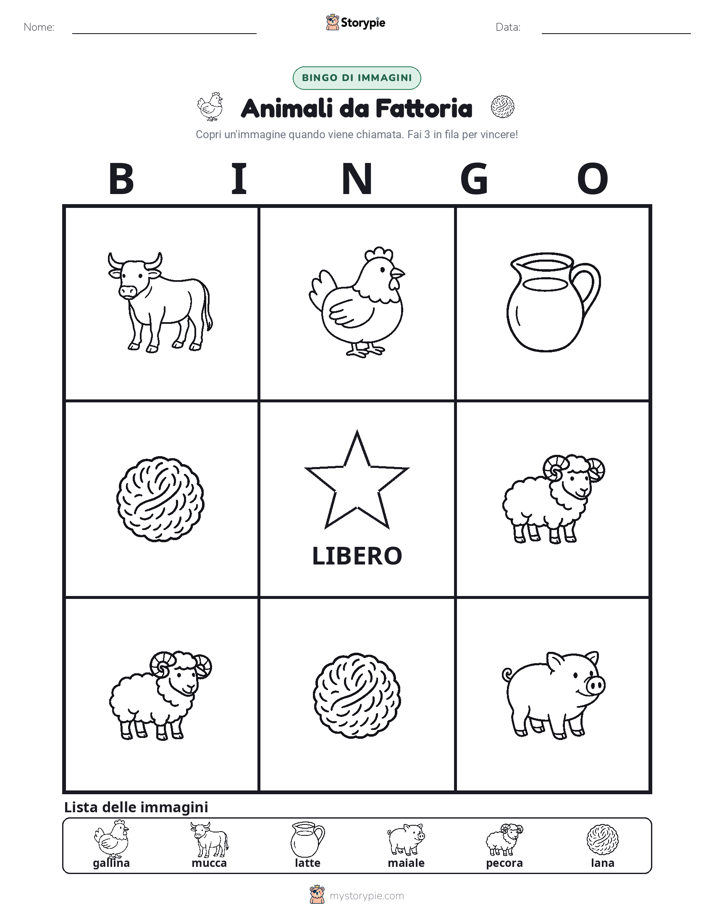 Bingo delle Immagini