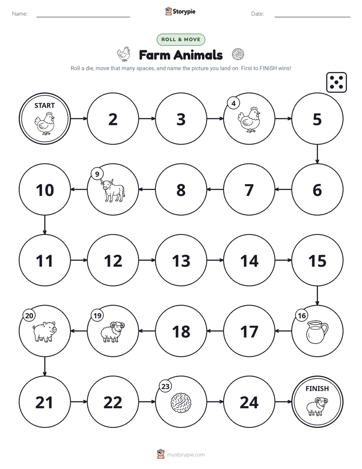 Roll & Move Game