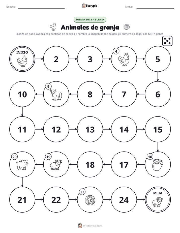 Juego de Rueda y Avanza