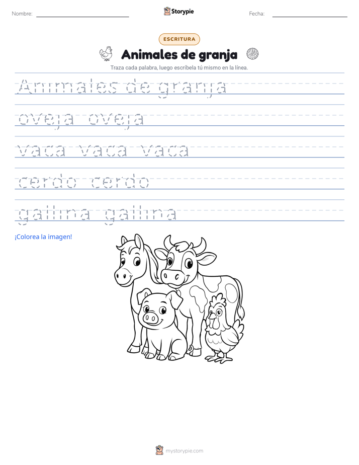 Práctica de Escritura
