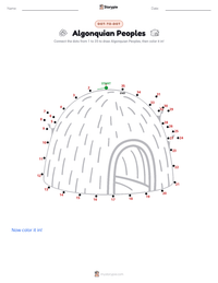 Algonquian Peoples printable worksheet preview