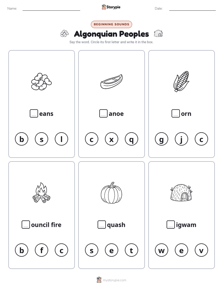 Beginning Sounds