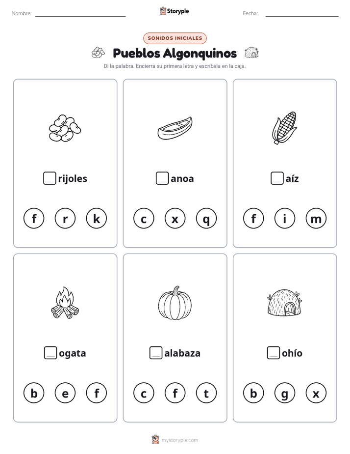 Sonidos Iniciales