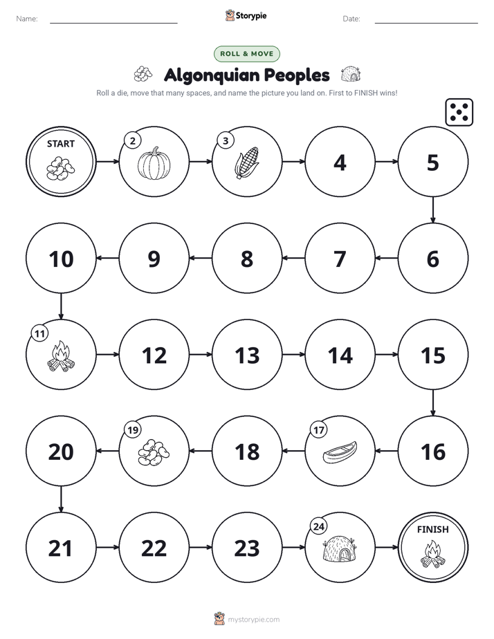 Roll & Move Game