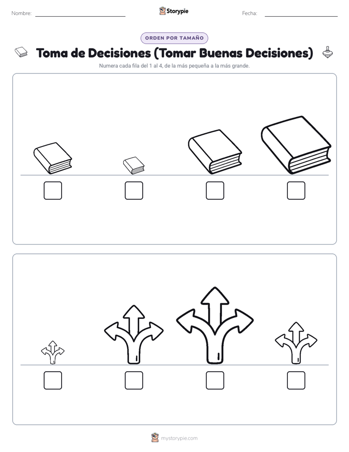Orden de Tamaños