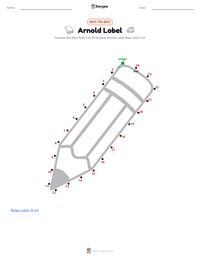 Arnold Lobel printable worksheet preview