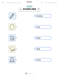 Arnold Lobel printable worksheet for kids