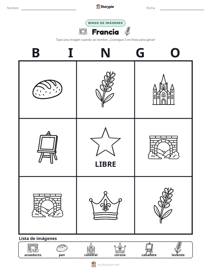 Bingo de Imágenes