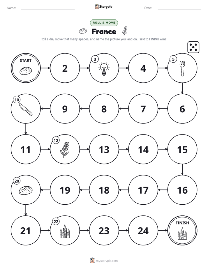 Roll & Move Game