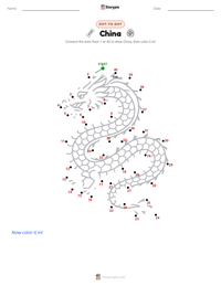 China printable worksheet preview