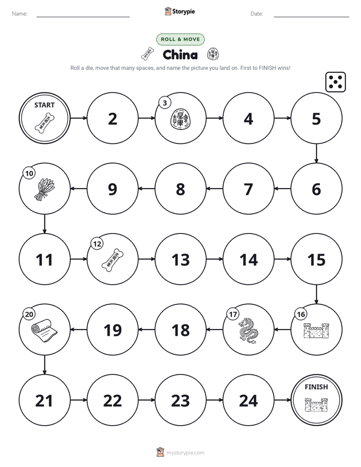 Roll & Move Game