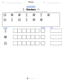 Checkers printable worksheet preview