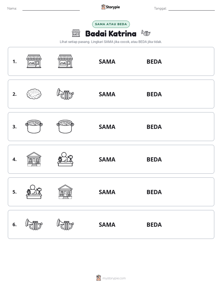 Sama atau Berbeda