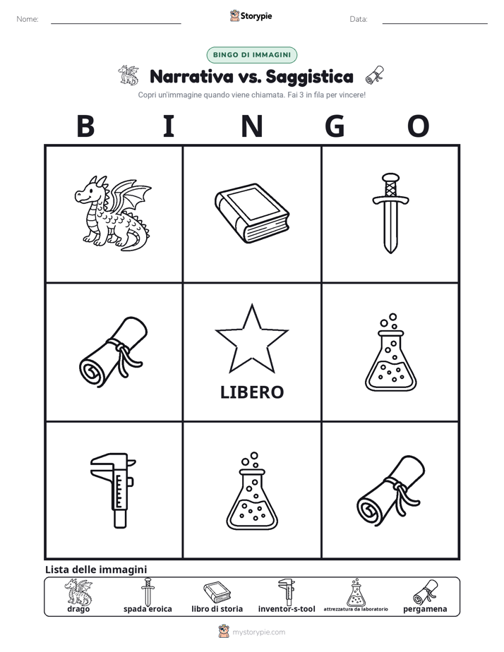 Bingo delle Immagini