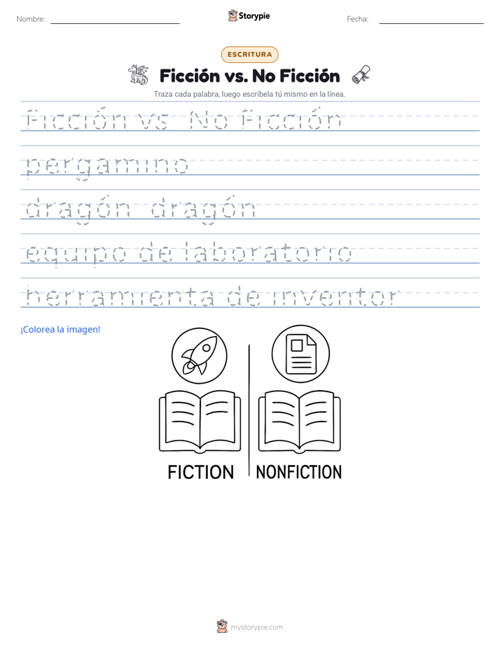 Práctica de Escritura