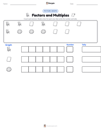 Factors and Multiples printable worksheet preview