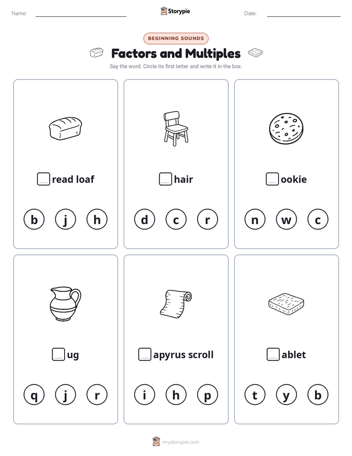 Beginning Sounds