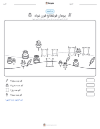 معاينة ورقة العمل القابلة للطباعة يوهان فولفغانغ فون غوته