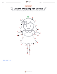 Johann Wolfgang von Goethe printable worksheet preview