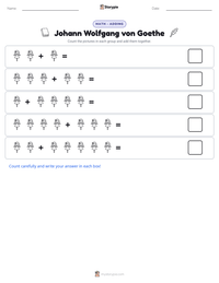 Johann Wolfgang von Goethe printable worksheet preview