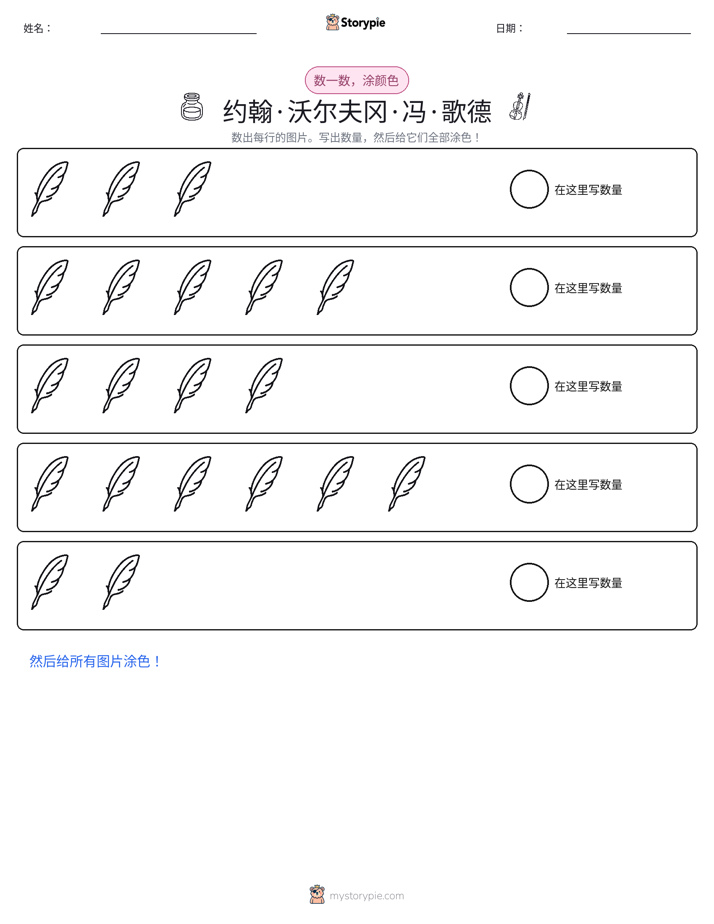 计数与上色
