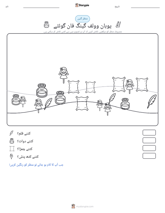 گنتی کا منظر