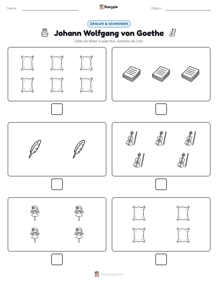 Zählen & Schreiben