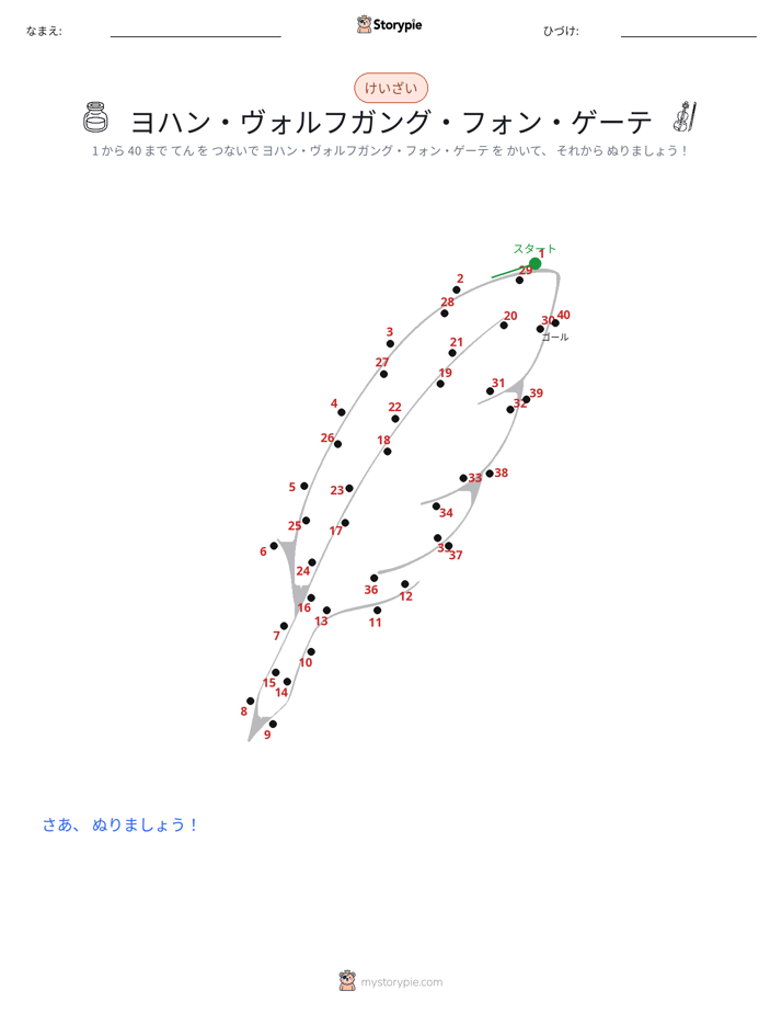 点つなぎ