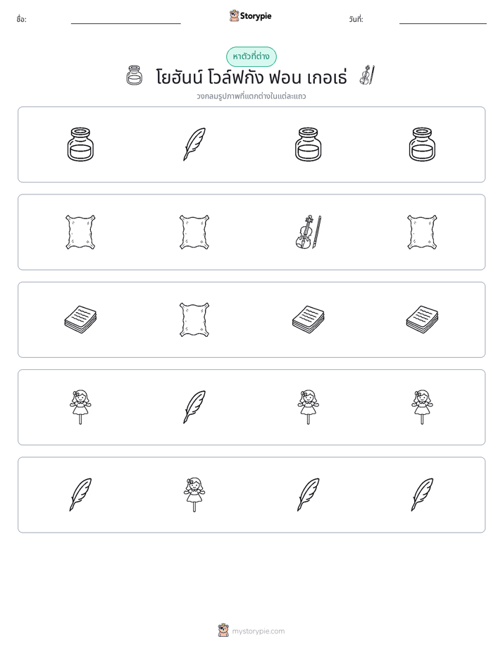 ตัวที่แตกต่าง