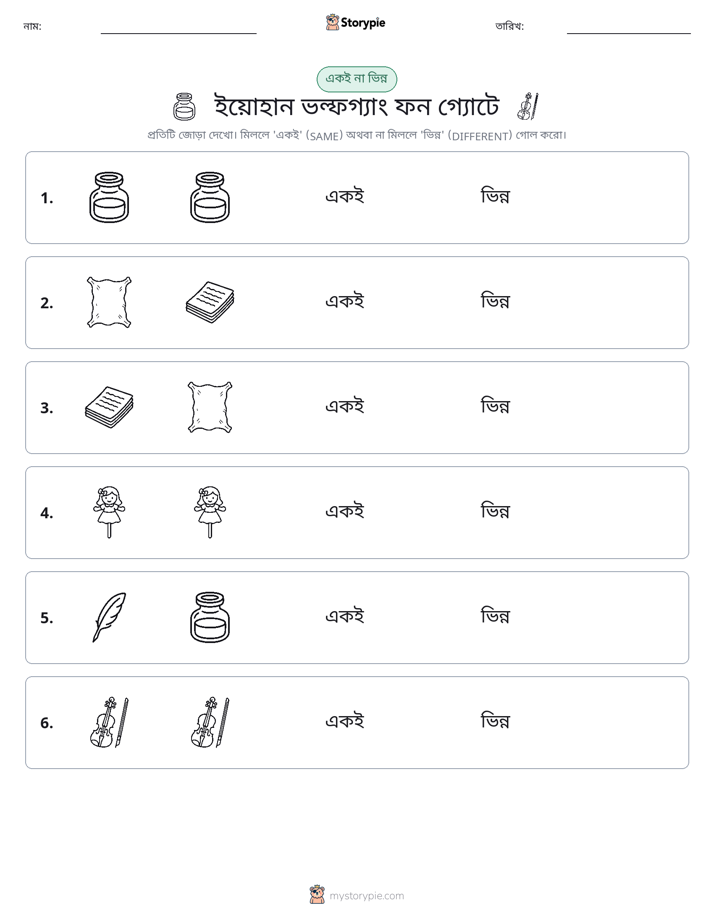 একই বা ভিন্ন
