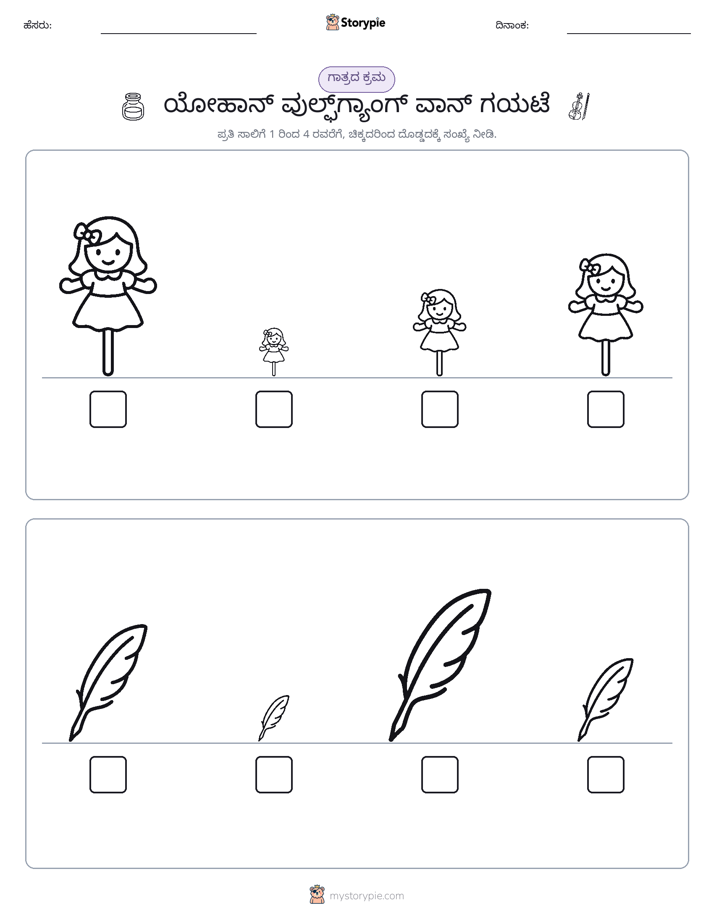 ಗಾತ್ರ ಕ್ರಮ