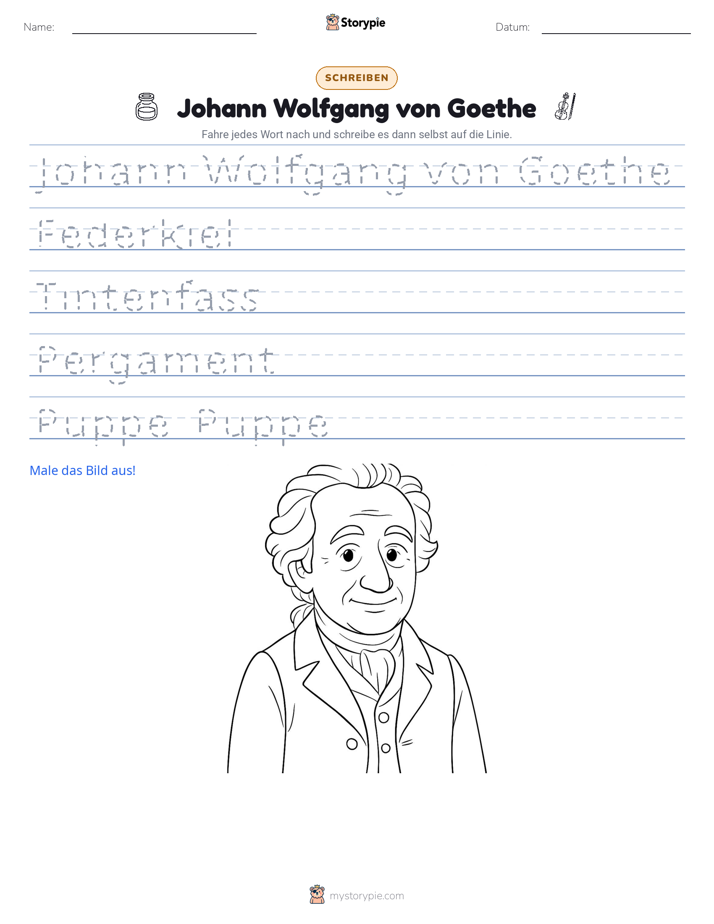 Schreibübung