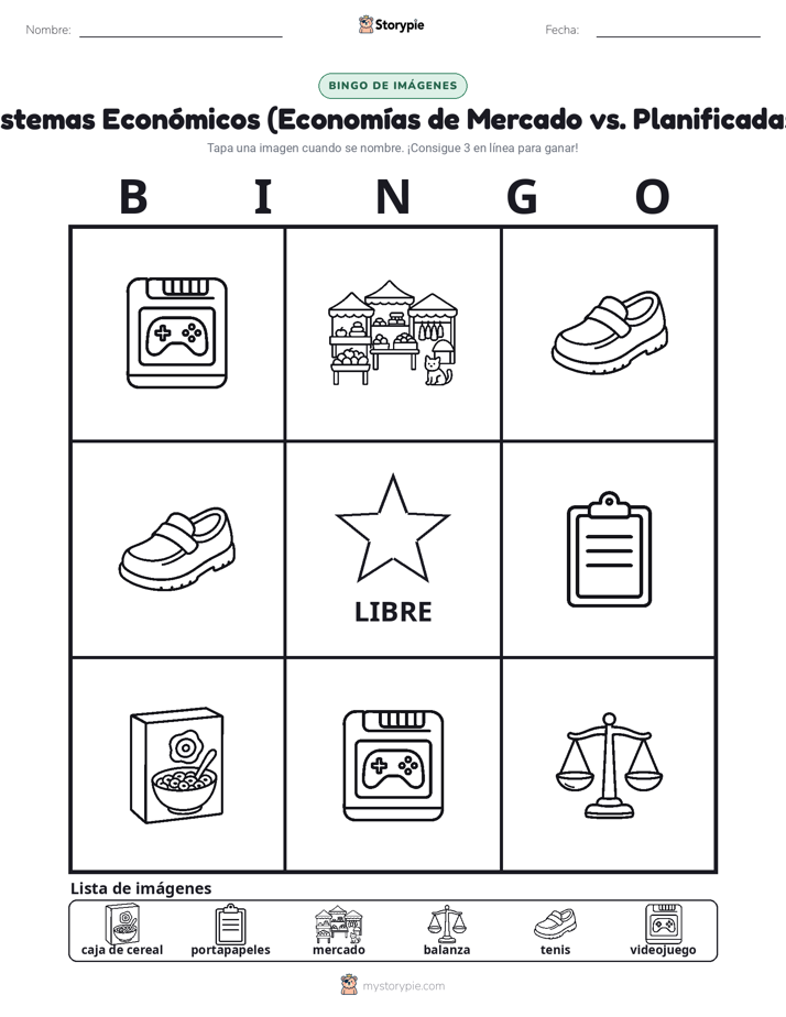 Bingo de Imágenes