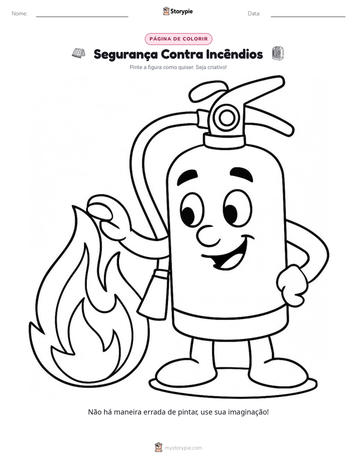 Página para colorir