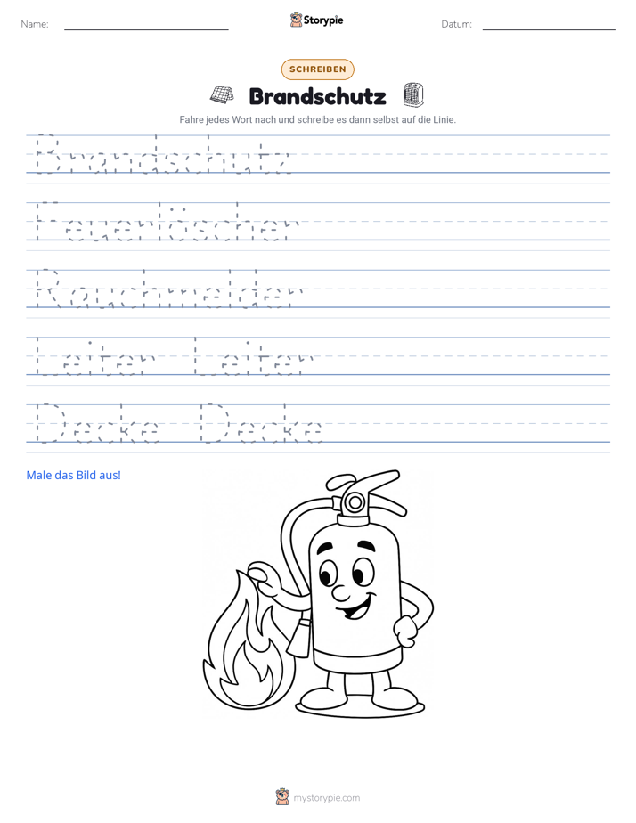 Schreibübung